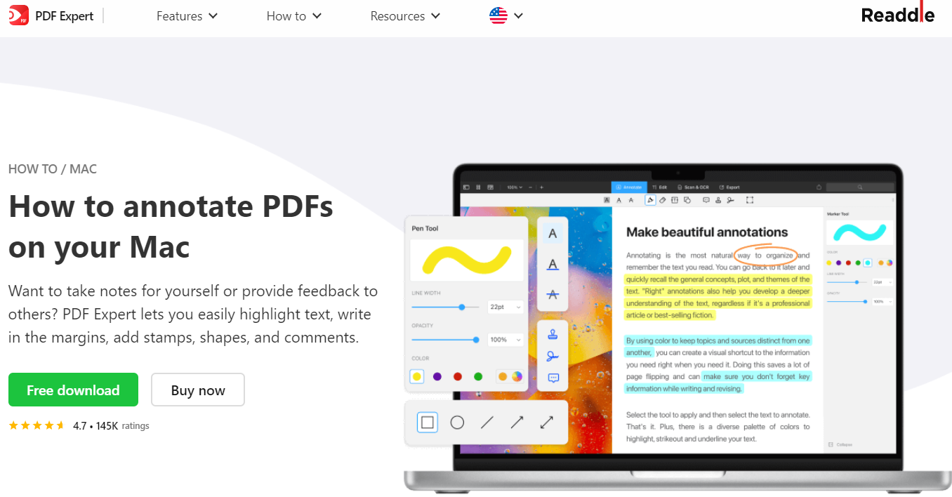 PDF Expert ist ein beliebtes PDF-Verwaltungstool, das mit macOS kompatibel ist.