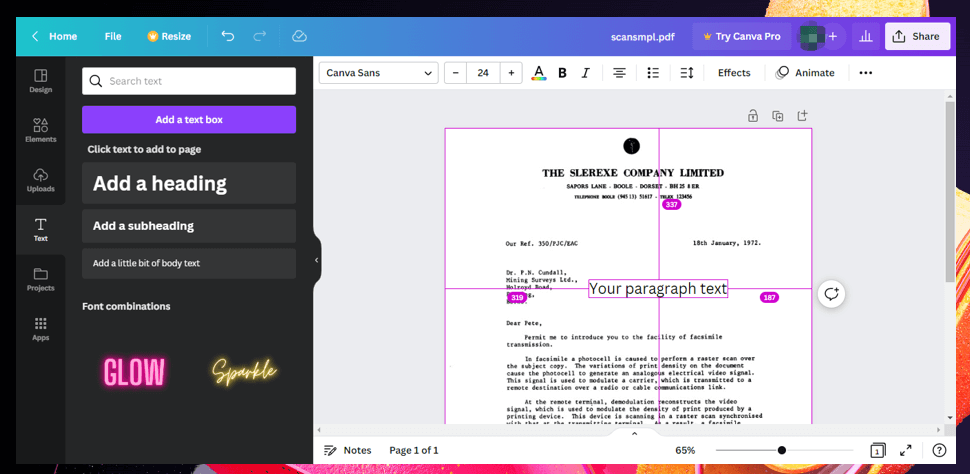 Best PDF editor - Canva