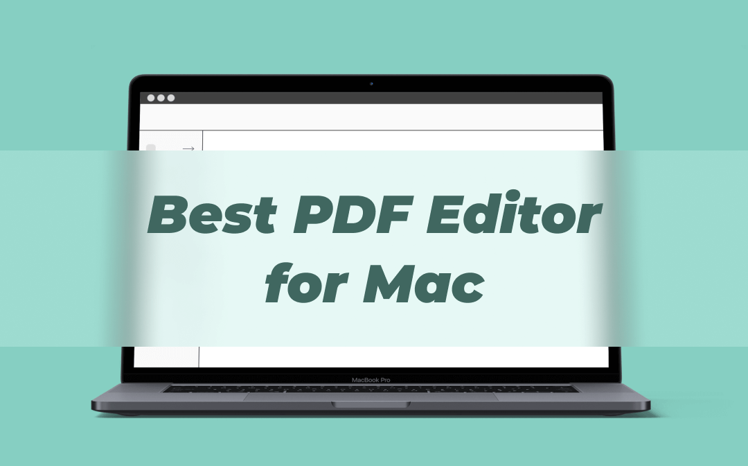 Best PDF editor for Mac