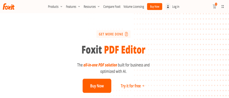 best PDF editor for Windows 11 Foxit PDF Editor
