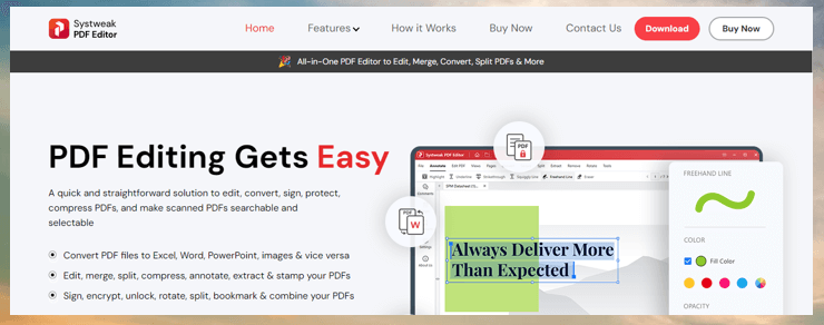 Best PDF editor - Systweak PDF Editor