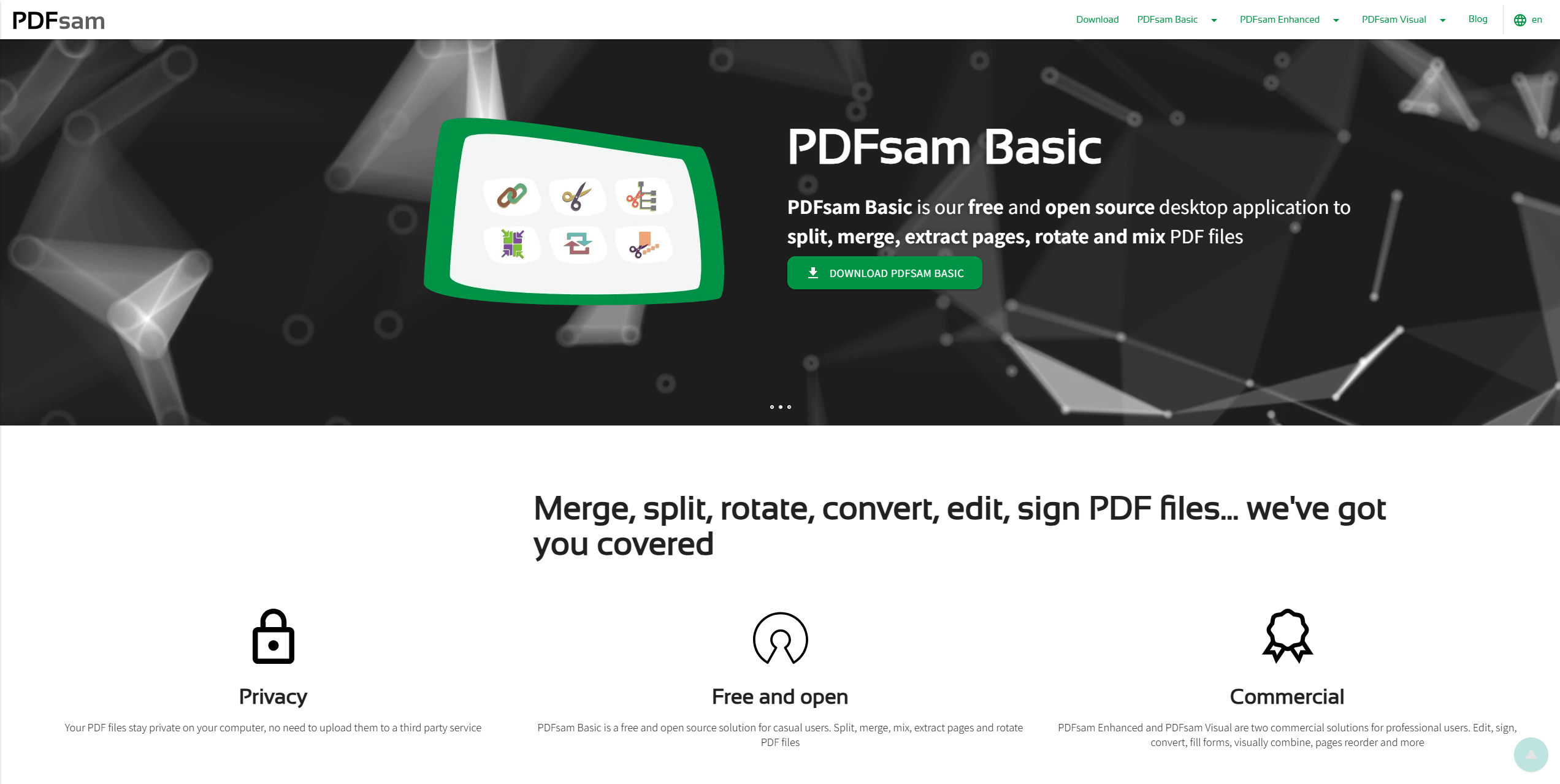 PDFsam interface