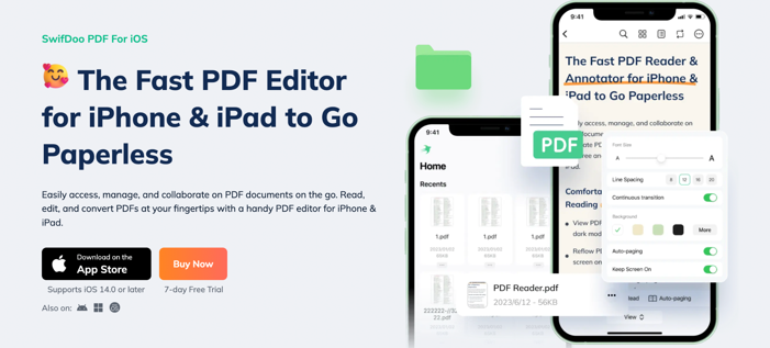 SwifDoo PDF best PDF reader for tablet 