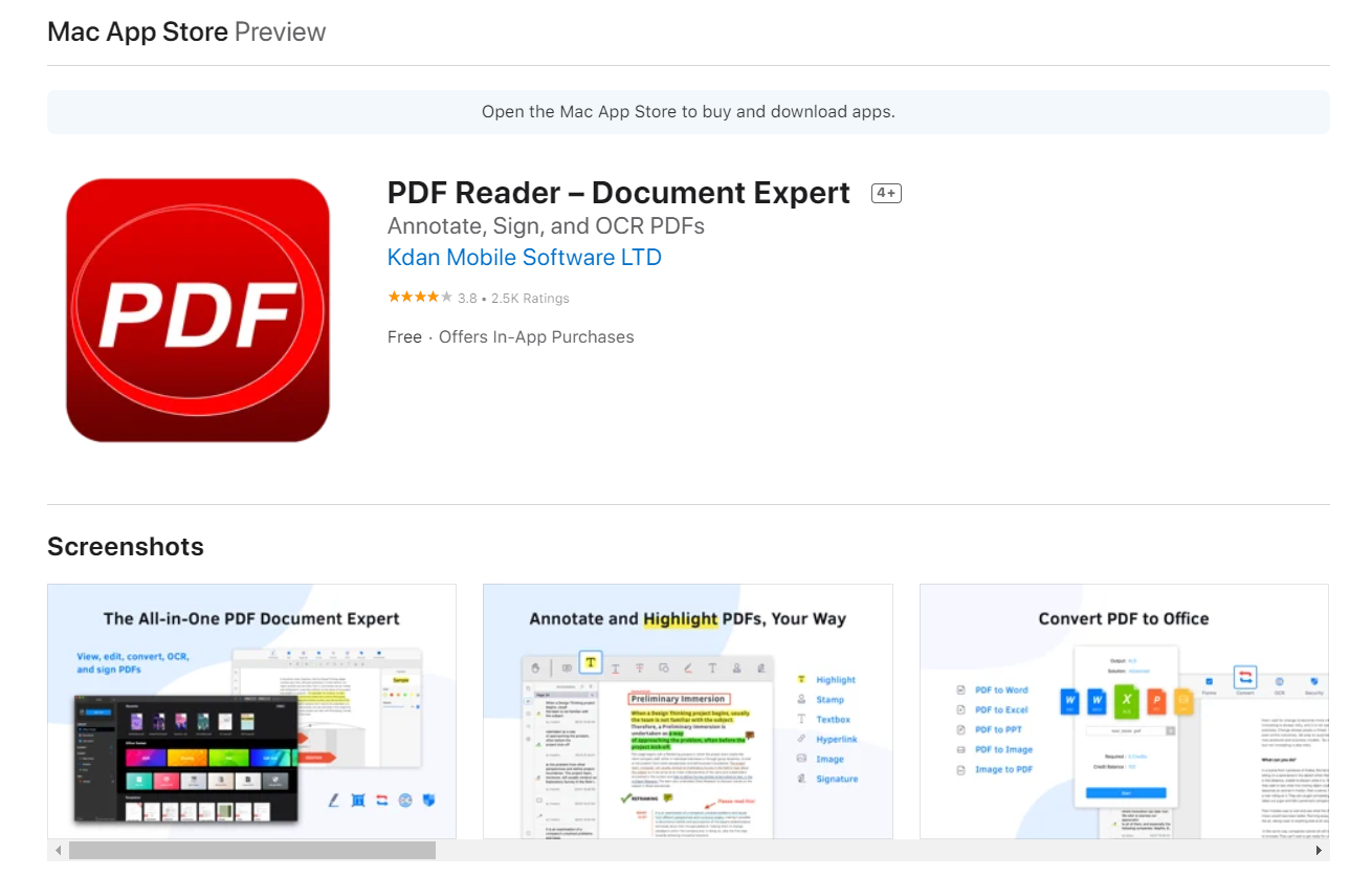 Best PDF reader PDF Reader - Document Expert app