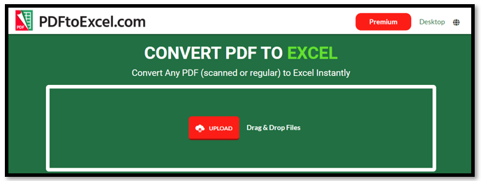 Best PDF to Excel converter software - PDFtoExcel