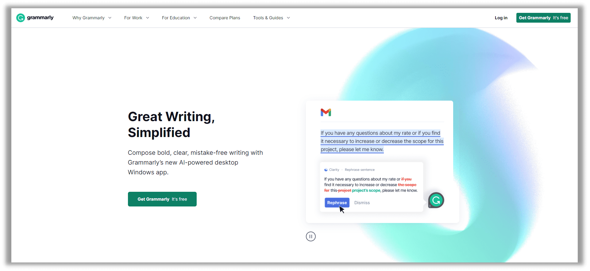 Best productivity app - Grammarly