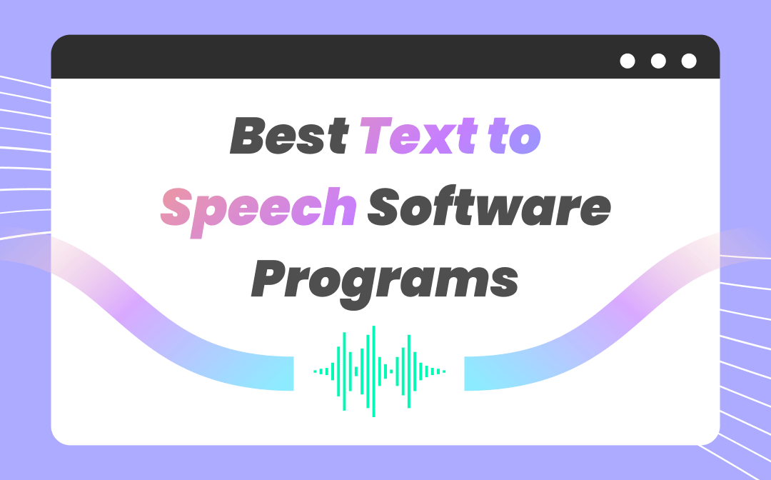 The 6 Best Text to Speech Software in 2025