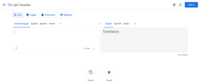Google Translate best translation website