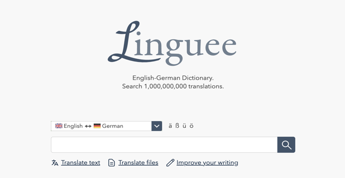 Linguee best translation website