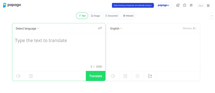 Papago best translation website
