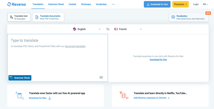 Reverso best translation website