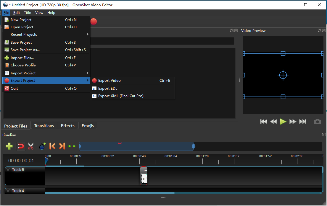 Best video compressor OpenShot Video Editor