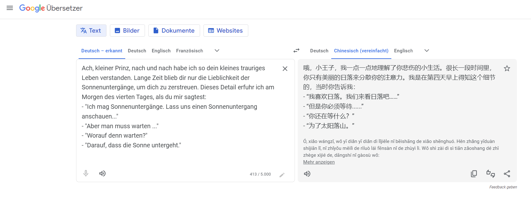 Google Übersetzer