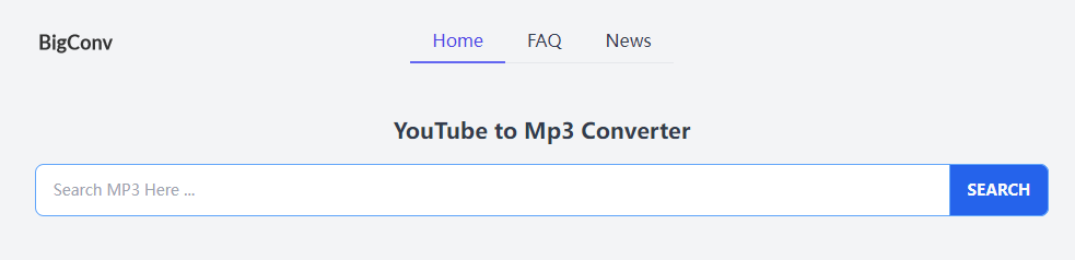 BigConv Online Convert YouTube to MP3