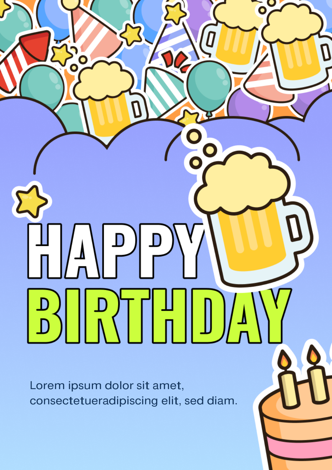 Birthday wishes card for nephew