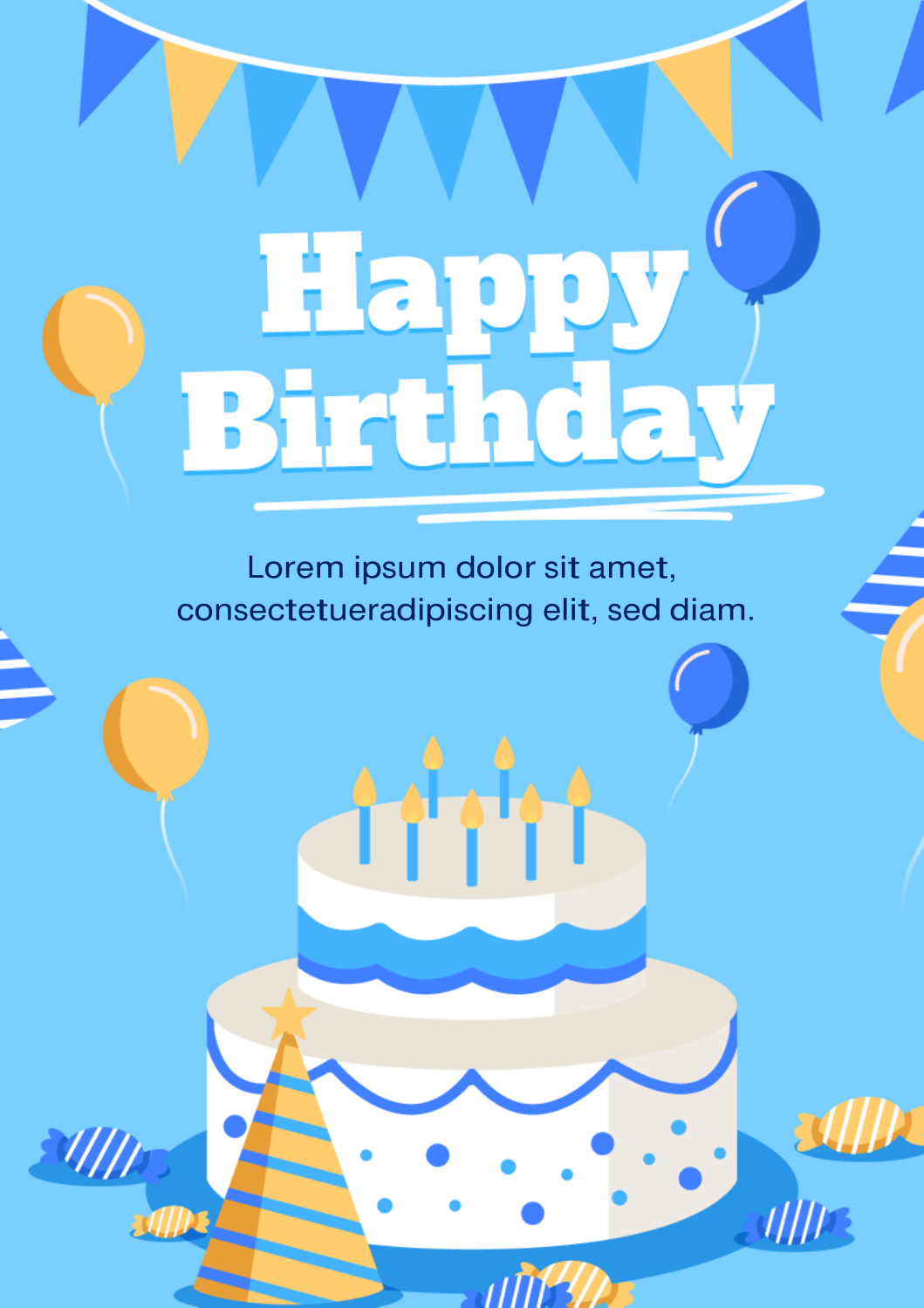 Birthday Wish Card