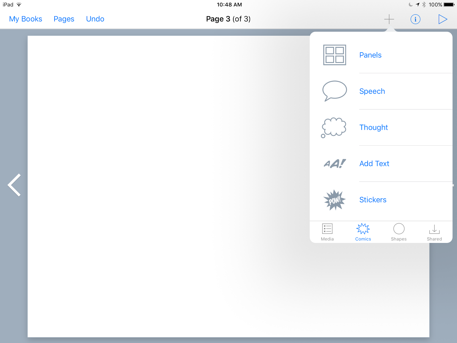 Book Creator Blank Pages