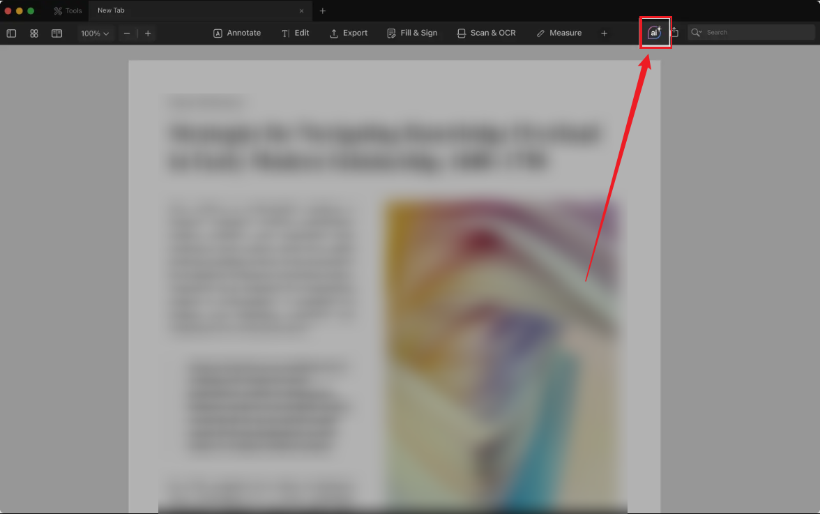Click the Copilot icon in Microsoft Edge