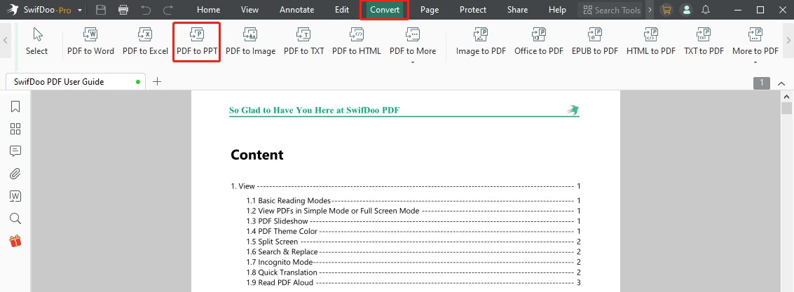 PDF to PPT