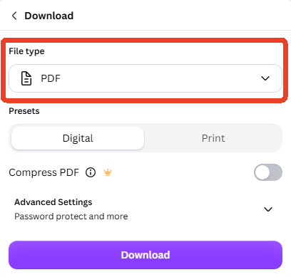canva jpg to pdf