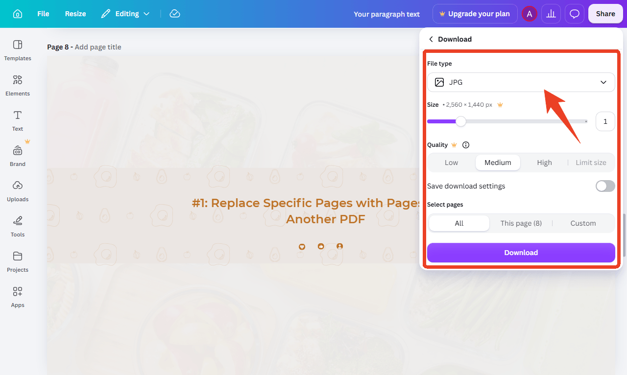 canva pdf to jpg