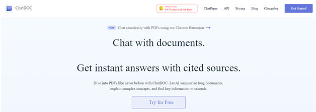 ChatDOC ChatPDF alternative