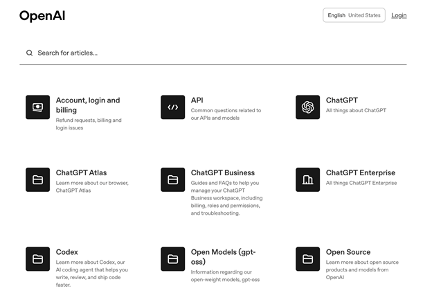 Contact Customer Support