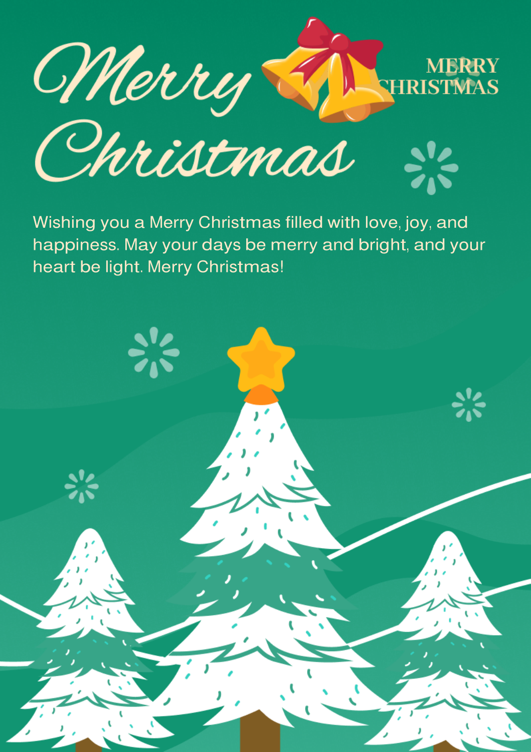 Christmas Card PDF Template