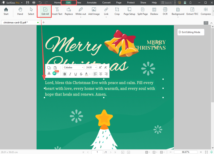 Tip: How to Make a Christmas Eve Card 1