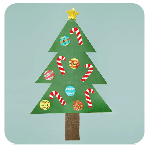 Christmas tree paper crafts 1