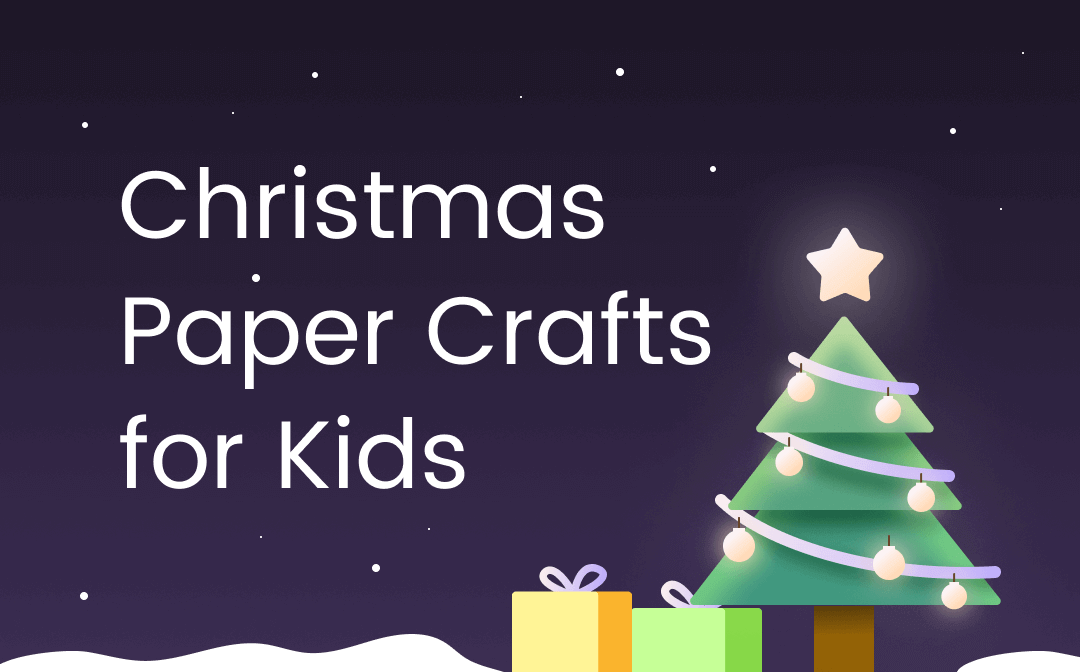 Christmas tree paper crafts