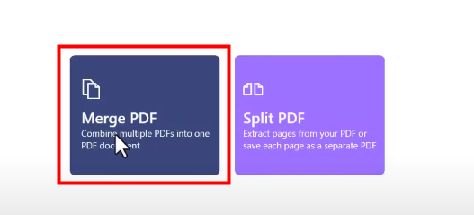 Combine PDF files on Windows 10 with PDF Merger & Splitter 1