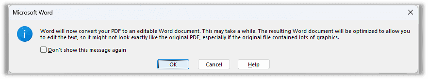 Comment copier un PDF vers Word