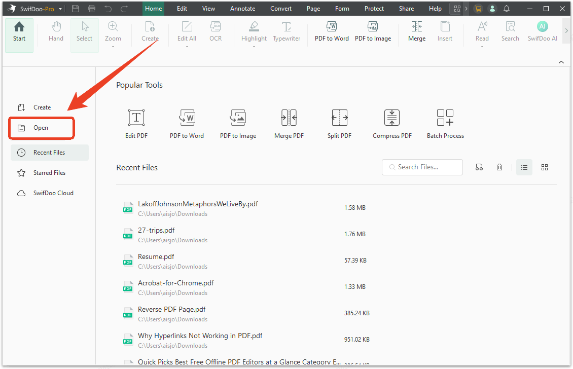 SwifDoo PDF viewer