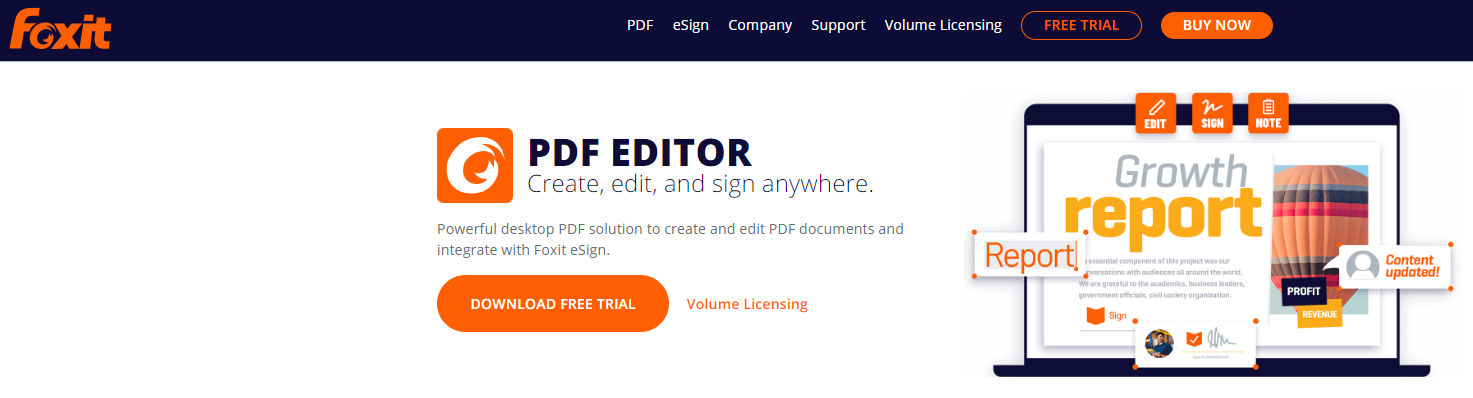 Compress PDF to 200KB offline with Foxit PDF Editor