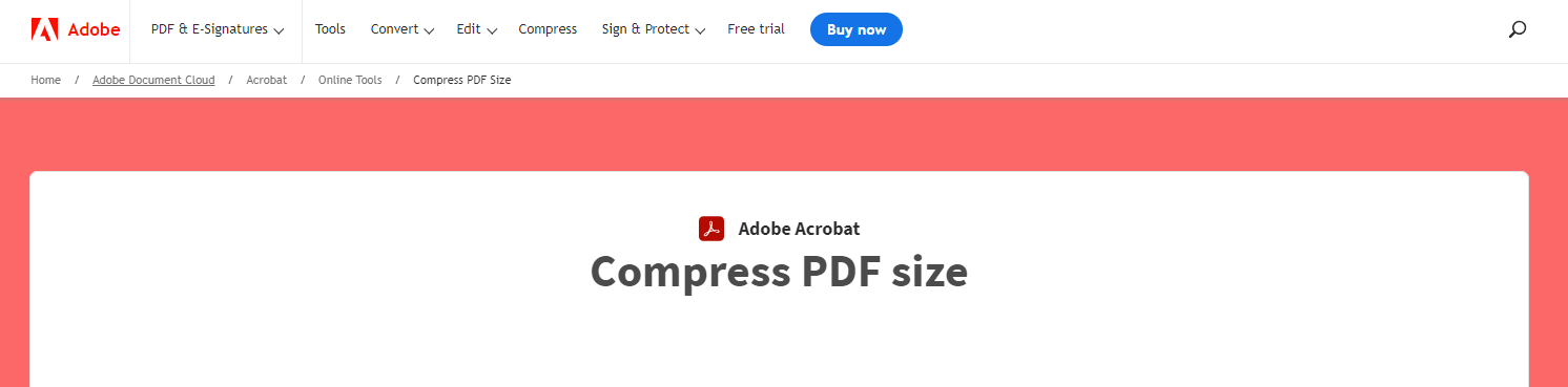 Compress PDF to 500KB with Adobe Acrobat Online