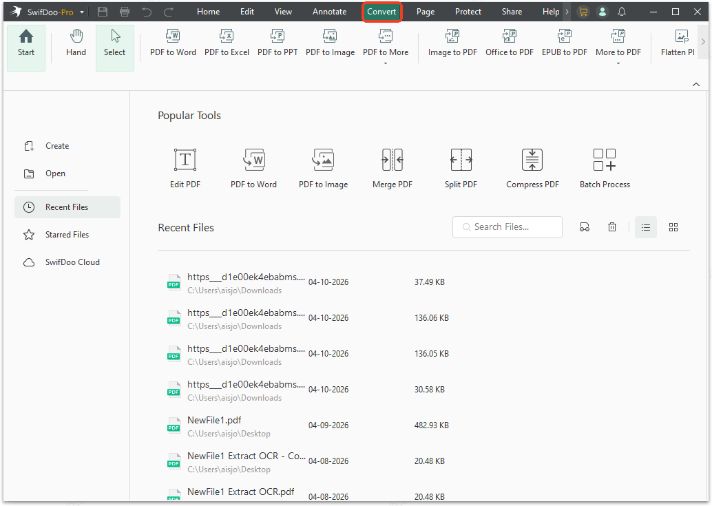 SwifDoo PDF converter
