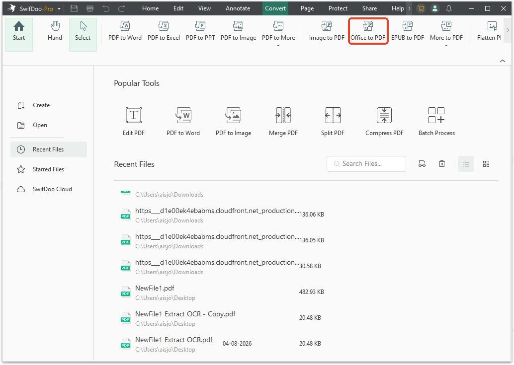 convert Office to PDF