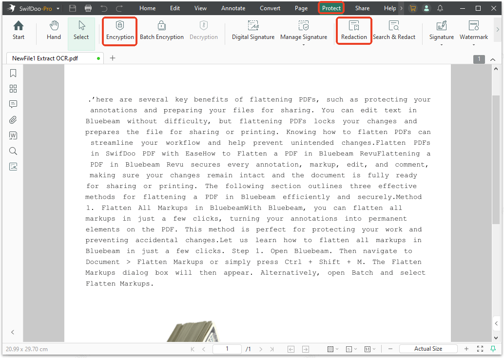 SwifDoo PDF encryption