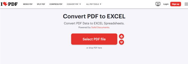 Convert PDF to Excel for Your Bank Statement Using iLovePDF