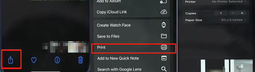 Convert a HEIF Image to a PDF on iPhone