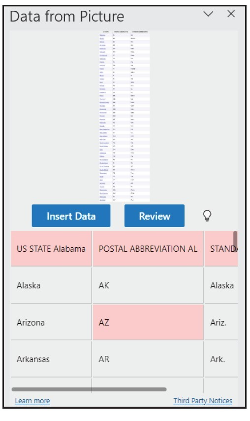 Insert Data