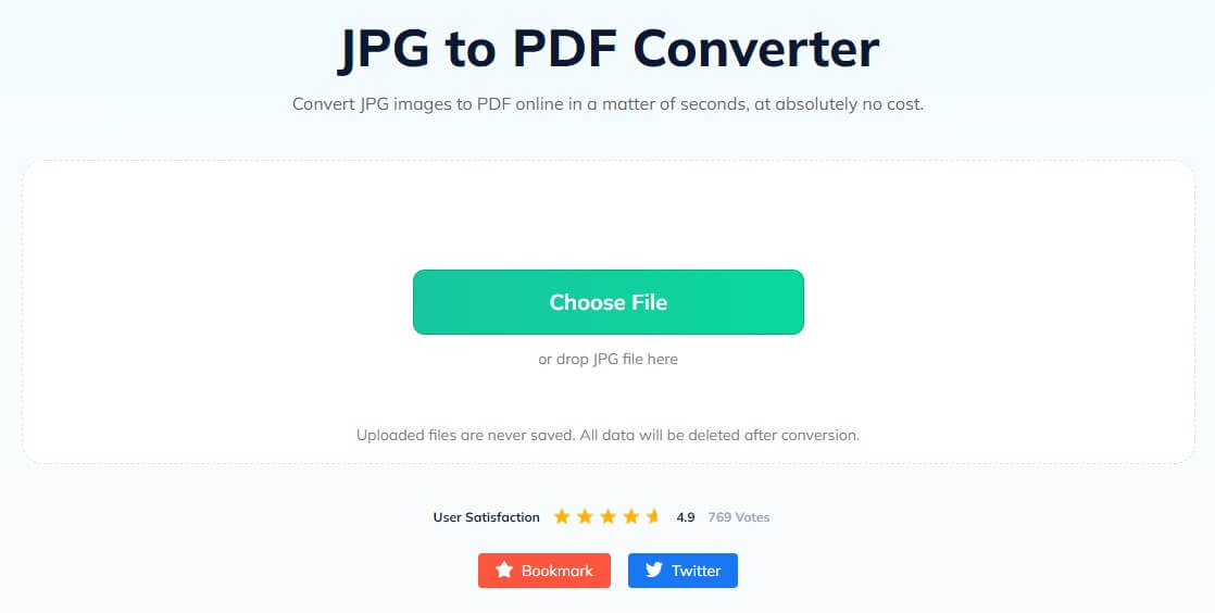 JPG to PDF Online Converter