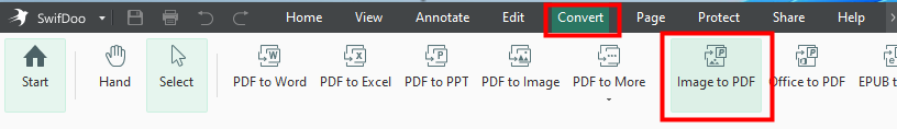 convert inpage to PDF with SwifDoo PDF 4