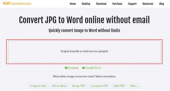Convert JPG to Word with PDFConverter