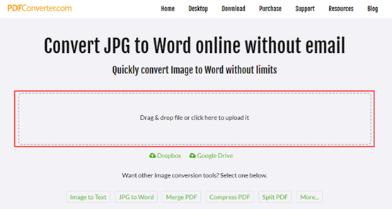 Convert JPG Image to Word - Free Online Converter