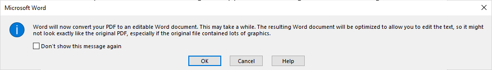 Click OK