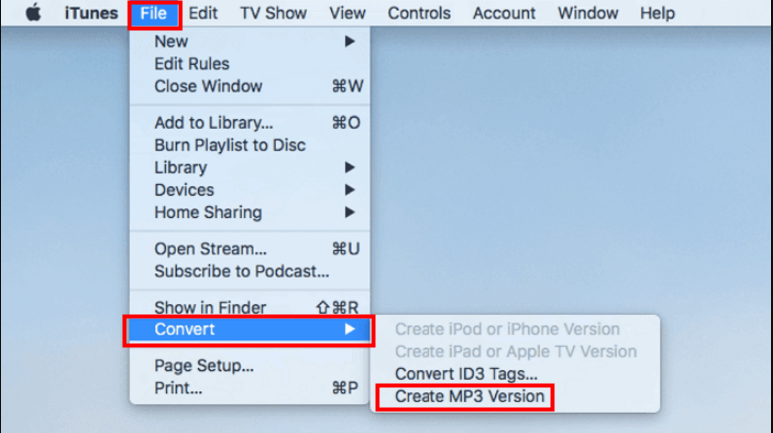 Convert MOV to MP3 with iTunes 1