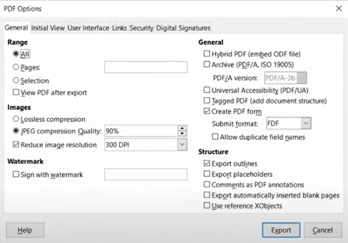 Convert .odt to .pdf with Open-Source Software 4