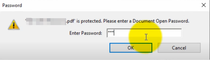 Convert a Secured PDF to Unsecured Using Adobe Acrobat Pro 1
